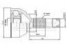 Gelenk, Antriebswelle CV Joint:302998