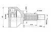 Gelenk, Antriebswelle CV Joint:8200069147