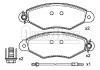 刹车片 Brake Pad Set:7701205996